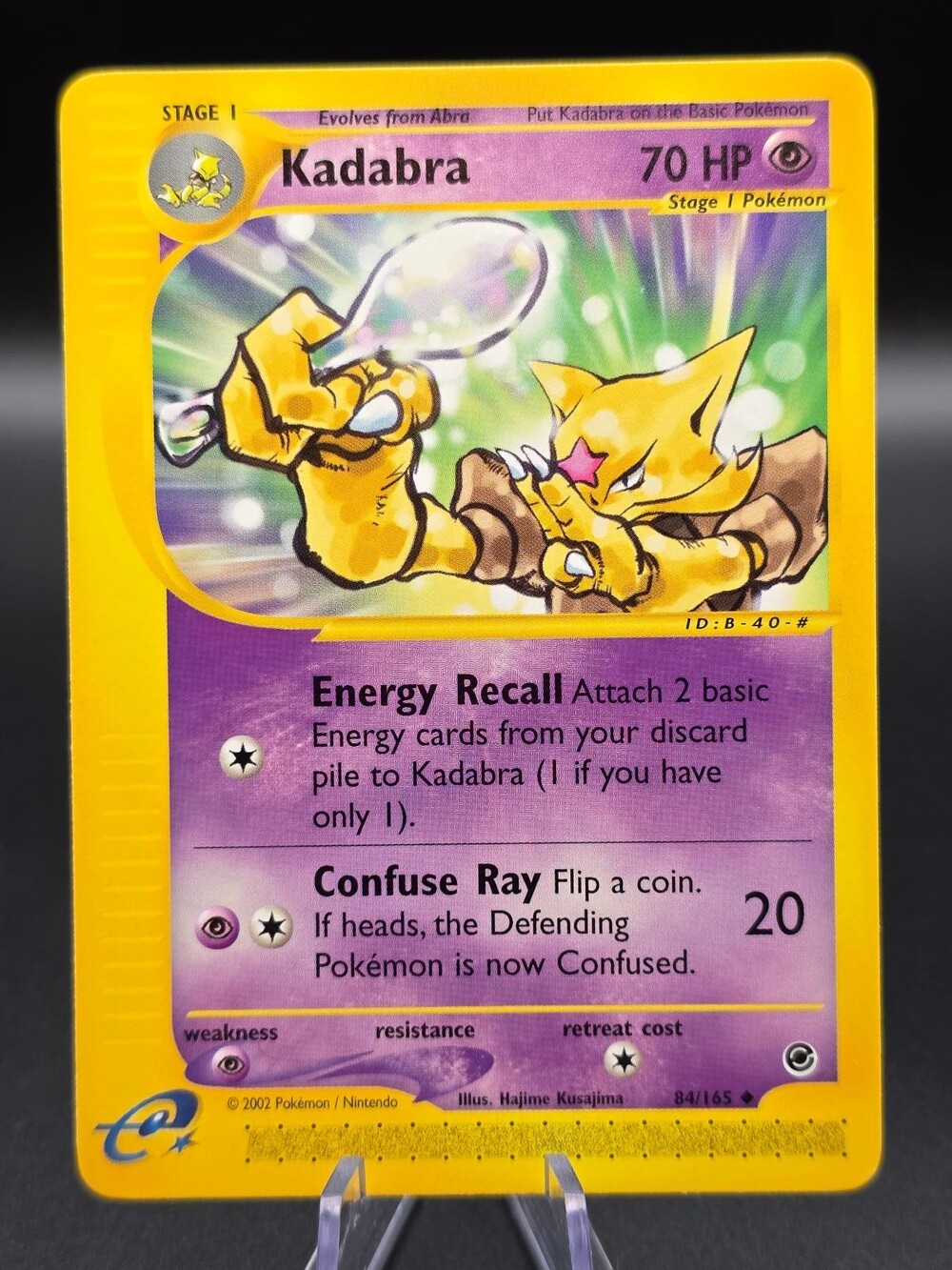 Kadabra 84/165 Uncommon Expedition Base Set Pokemon Near Mint